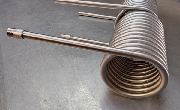 Edelstahlspirale - Ø 15 cm - 6 Meter